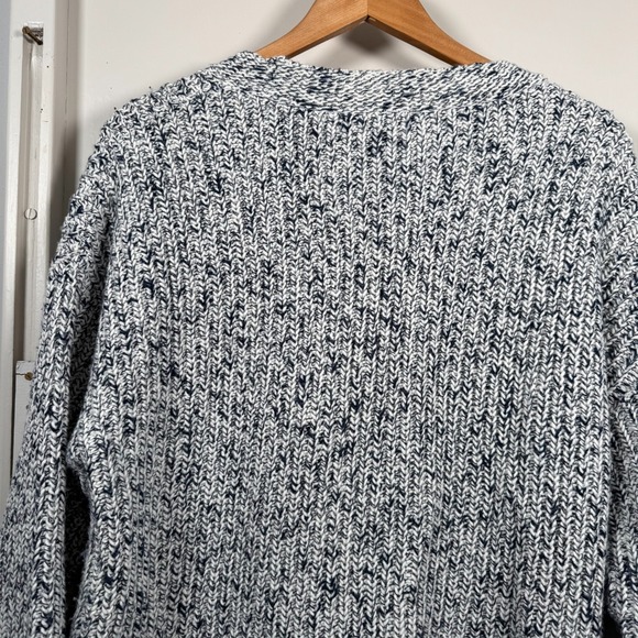 Coldwater Creek Sweater Womens Blue Wool Knit Oversized Pullover - Large (14) - Picture 6 of 14